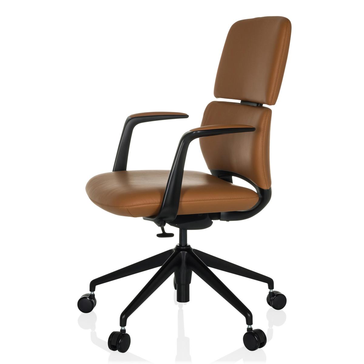 Vrtljivi Stol Atmos Designer - črna, Moderno, kovina/umetna masa (62/98-108/60cm) - MID.YOU