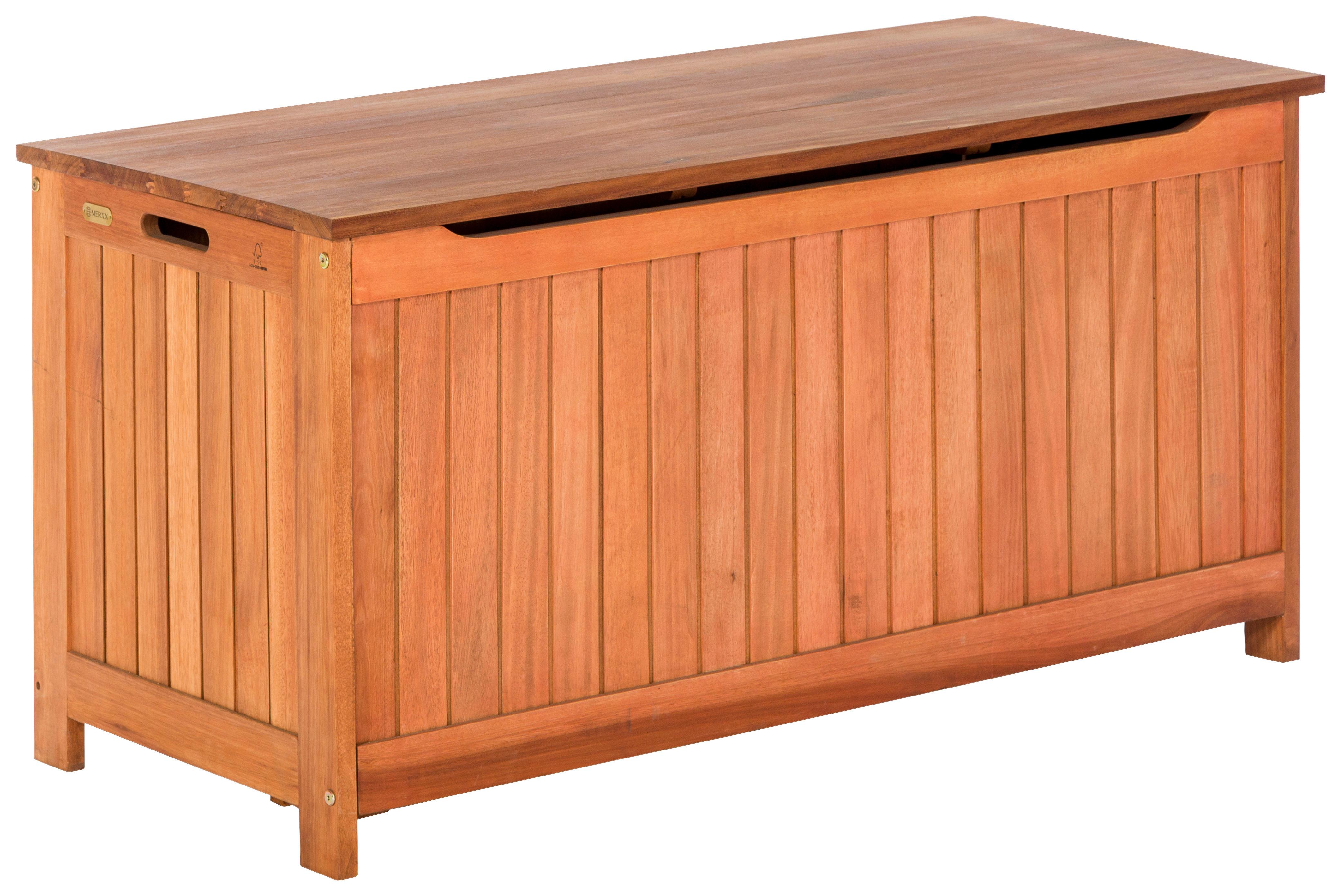 Kissenbox aus Eukalyptus, natur - Naturfarben, KONVENTIONELL, Holz (125/50/51cm) - Gardenson