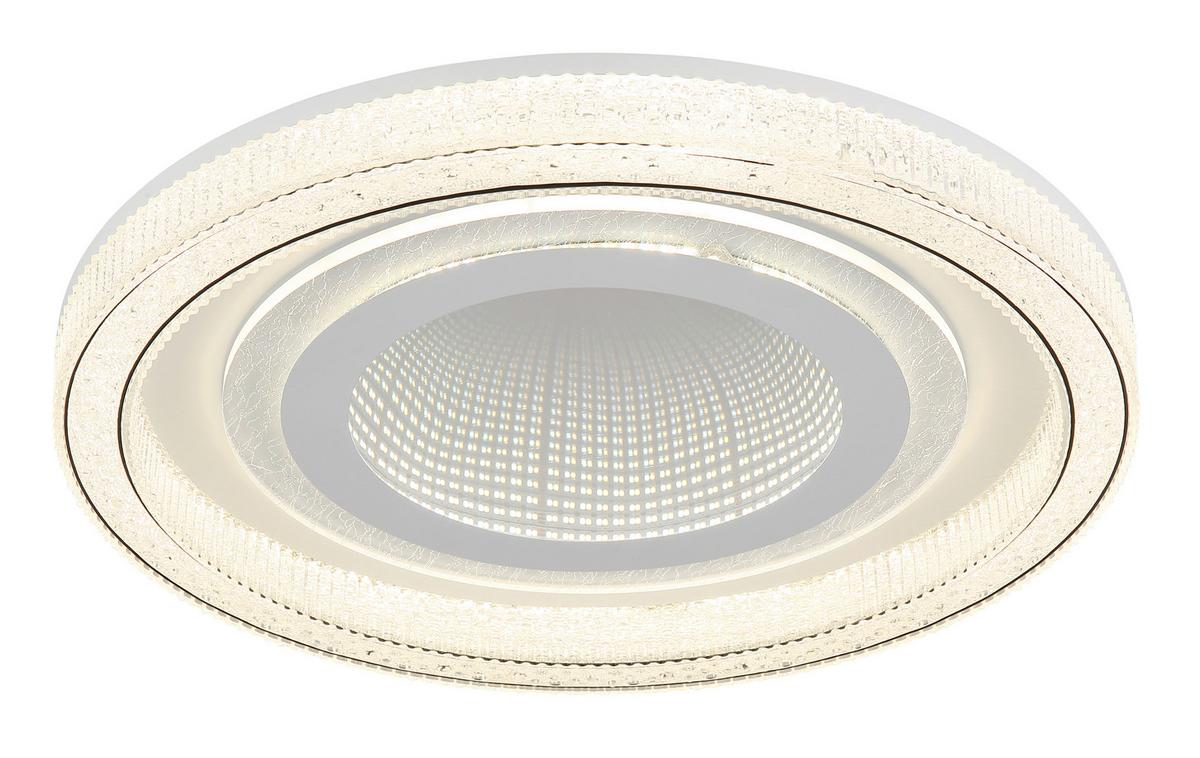 LED Mennyezeti Lámpa 48557-48w Alsuna - fehér/átlátszó, Konventionell, műanyag/fém (48/7cm) - Globo