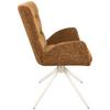 STOL MED ARMSTÖD STELLA - beige/brun, Design, metall/textil (58/91/65cm) - Mömax