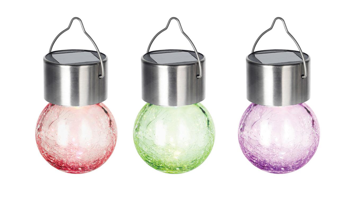 Solarleuchte Wimi Klarglas max. 0,06 Watt - Transparent, KONVENTIONELL, Glas/Kunststoff (6/8cm) - Modern Living