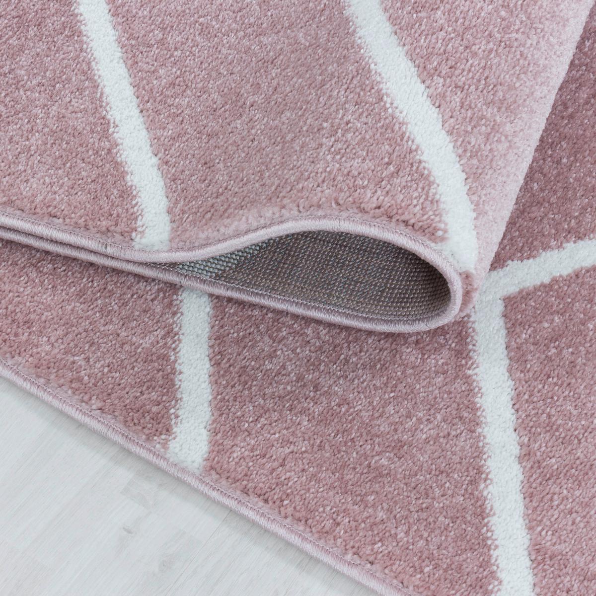 Hochflorteppich Rio Rosa ca. 140x200cm - Rosa, Basics, Textil (140/200cm)