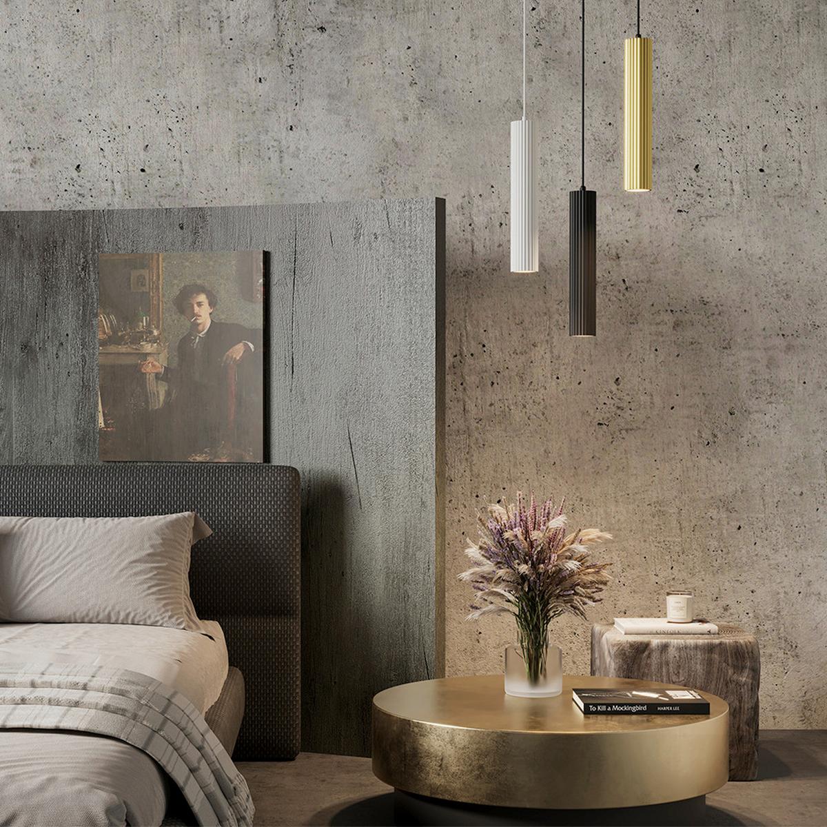Pendelleuchte P106pl-01-Gu10-Bs - Messingfarben, Design, Metall (5.6/143cm) - MAYTONI