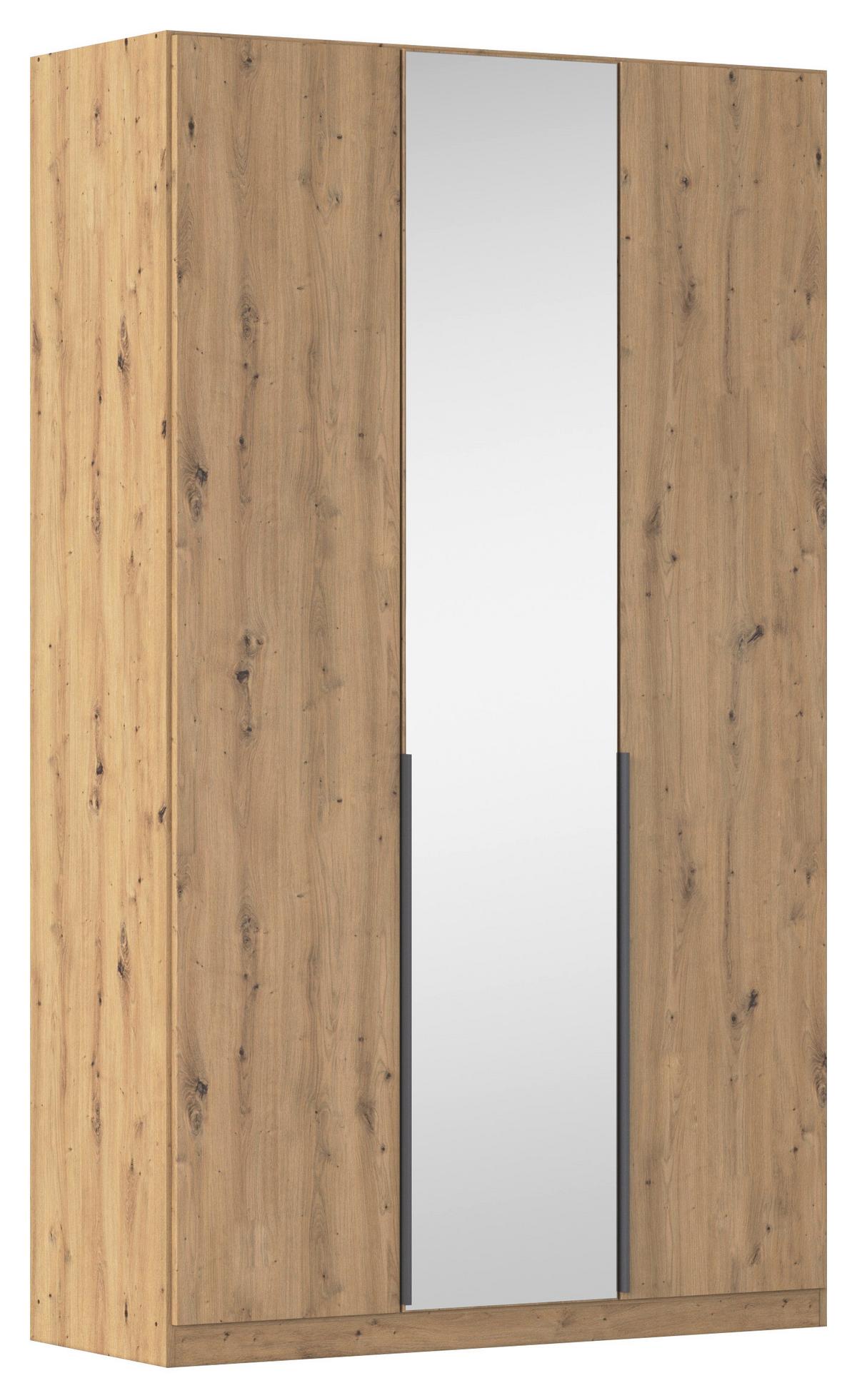 Ormar S Klasičnim Vratima Alabama - siva/srebrne boje, Moderno, drvni materijal/metal (136/229/54cm) - Modern Living