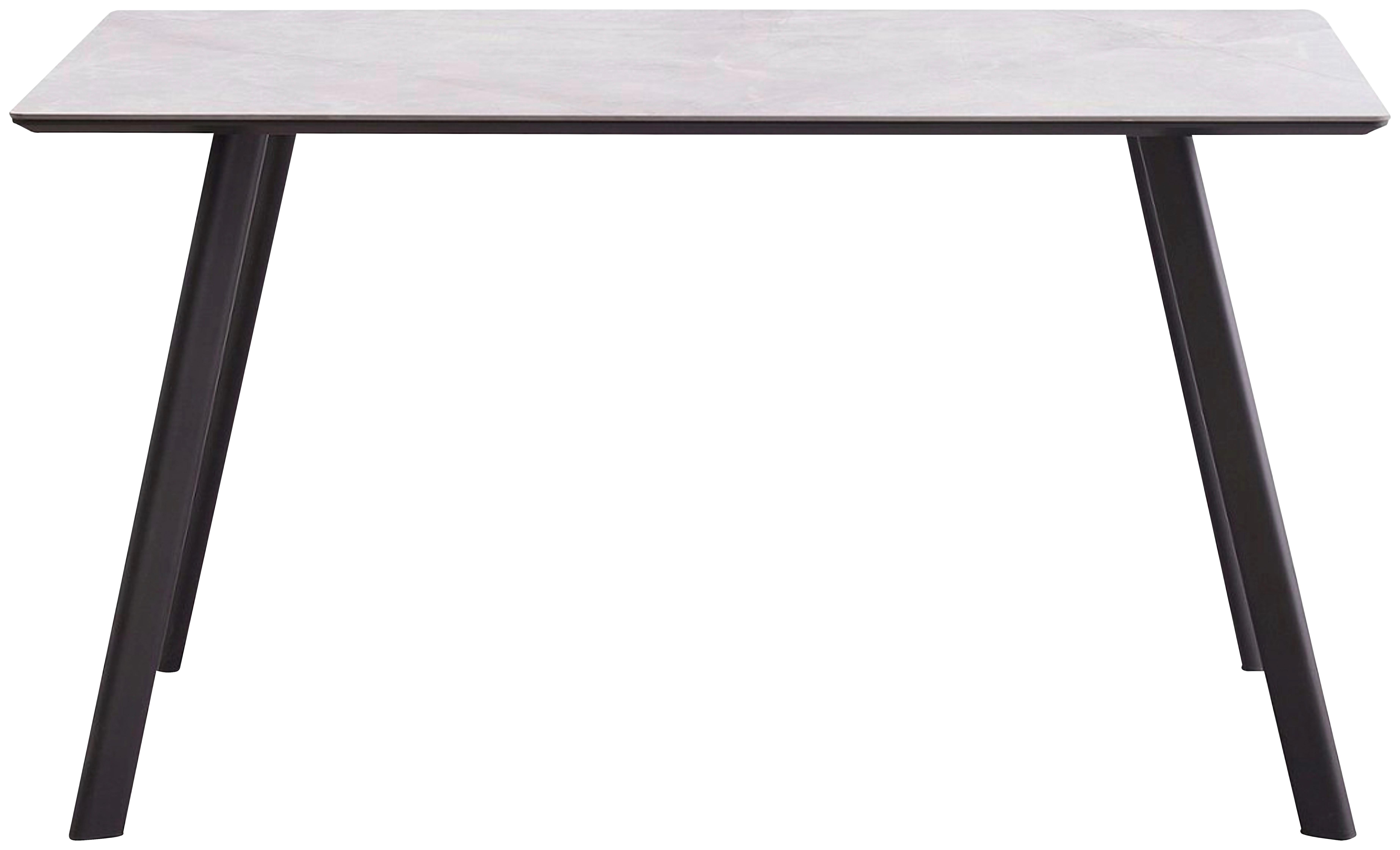 Stol Za Blagovaonicu George 140 - siva/crna, Konvencionalno, drvni materijal/metal (140/76/80cm)
