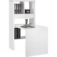 Schreibtisch Weiß - Weiß, Holzwerkstoff (79/154/112cm) - Mömax modern living