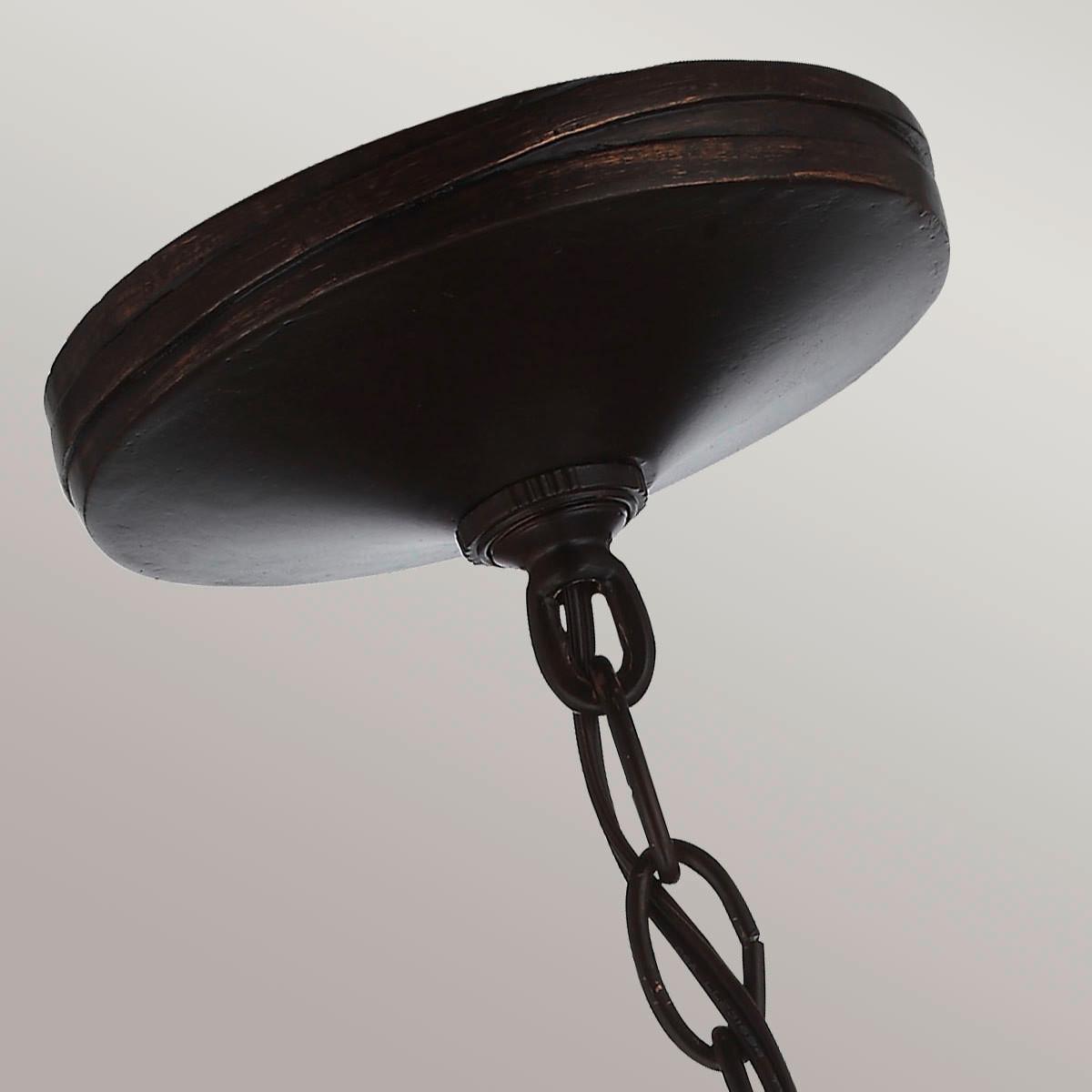 Viseća Svjetiljka Brončana Boja - brončane boje, Konvencionalno, staklo/metal (16.5/58.4cm) - Elstead Lighting