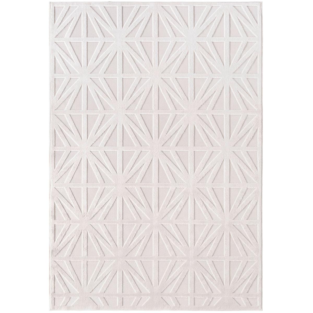 Ravno Tkana Preproga Doha, Krem, 240x340cm - krem barve, Design, tekstil (240/340cm)