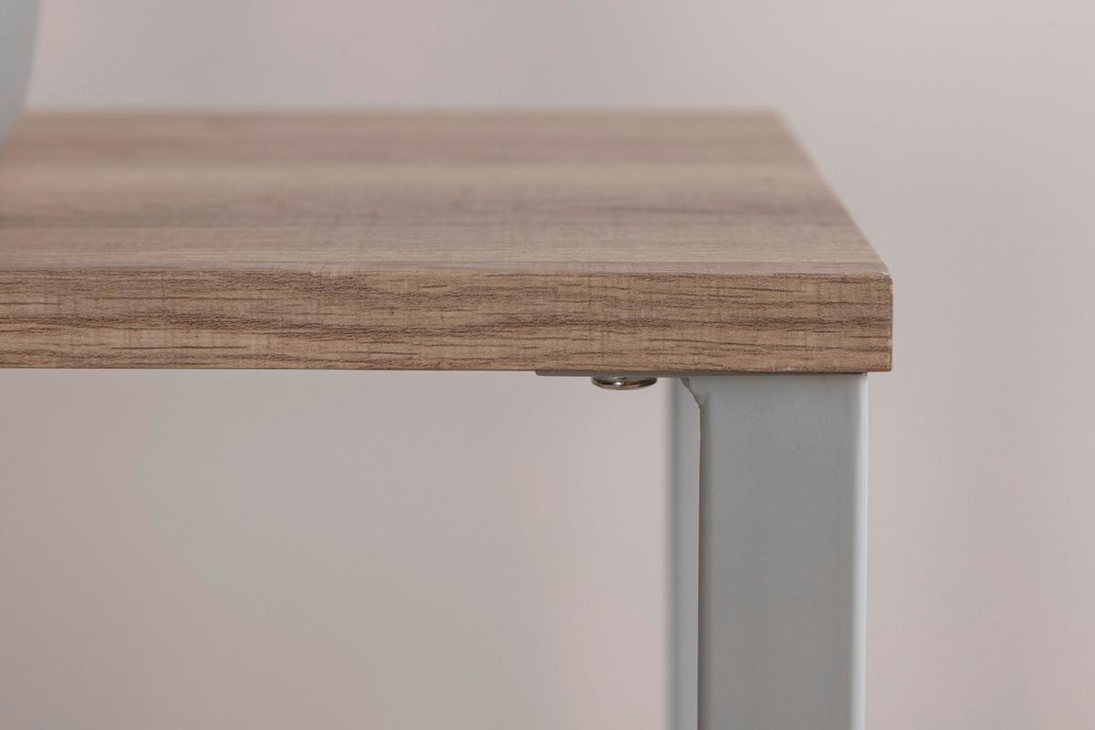 NACHTTISCH RISE - Grau, Design, Holz/Metall (30/70/45cm) - Livetastic