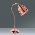 Tischleuchte Gisela, max. 40 Watt - Kupferfarben, Metall (51cm) - Mömax modern living