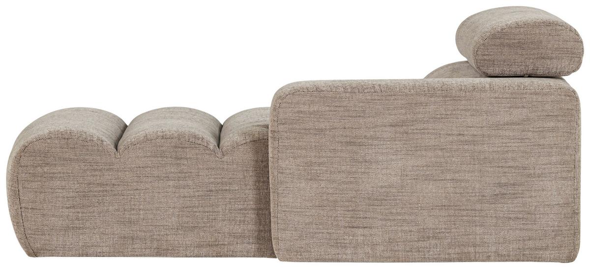 Sofaelement Novi Naturfarben B: 173cm - Schwarz/Naturfarben, Design, Kunststoff/Textil (173/86/109cm) - Livetastic