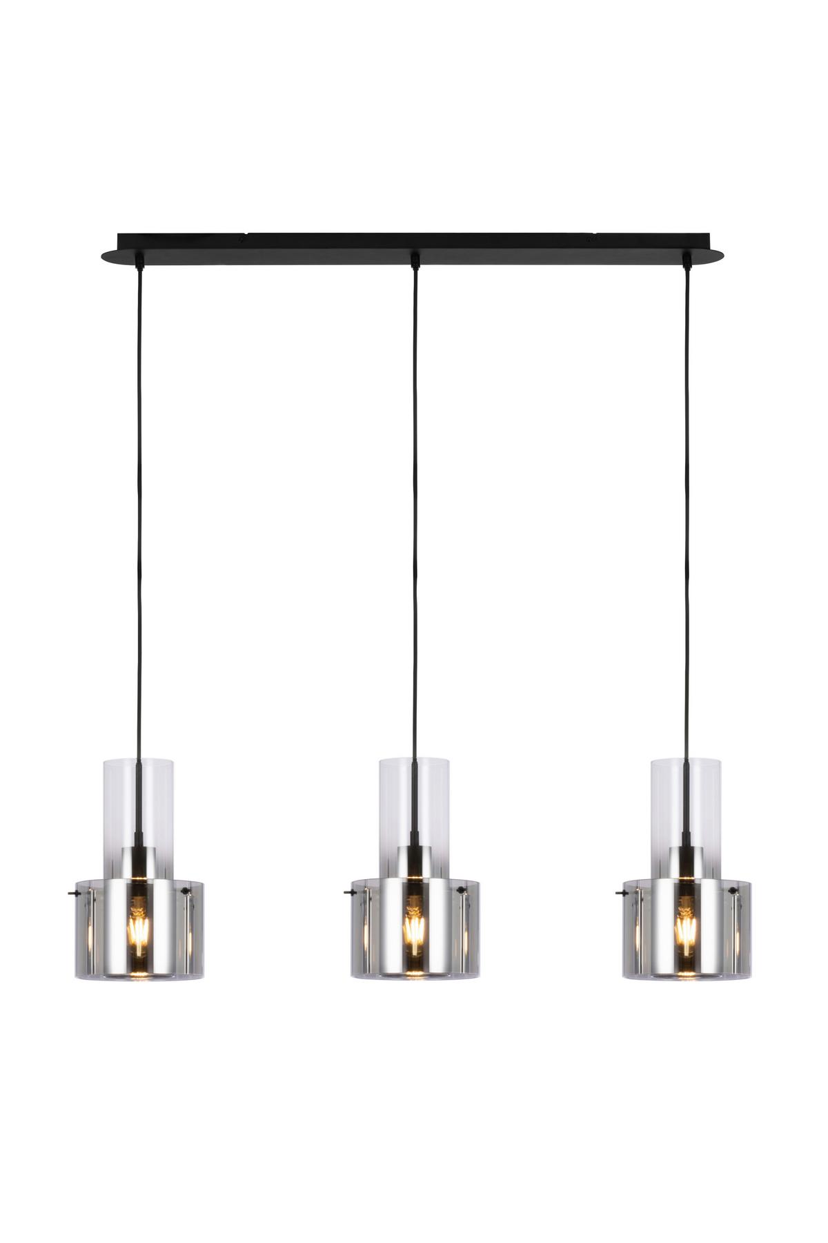LAMPA WISZĄCA EOS *DK* - ciemnoszary, Design, metal/szkło (97/18/150cm) - Dieter Knoll