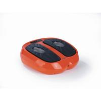 Vibrationsplatte Maxxmee Orange/Schwarz 30 Watt - Schwarz/Orange, LIFESTYLE, Kunststoff/Metall (40/13,2/36cm)