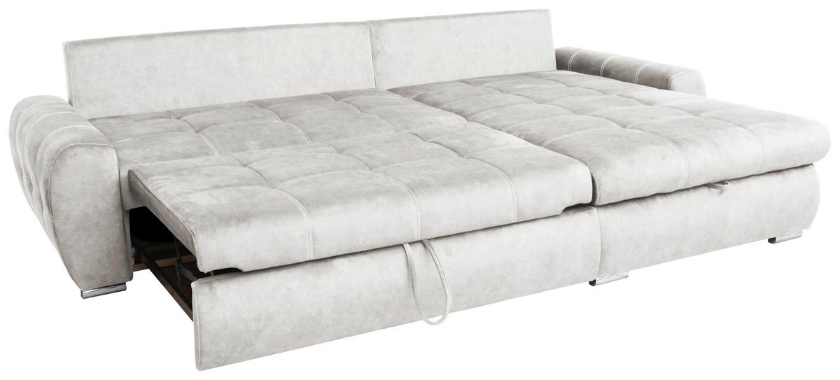 Canapea modulară SOLAR - bej/alb, Modern, lemn/metal (277/175cm) - Modern Living