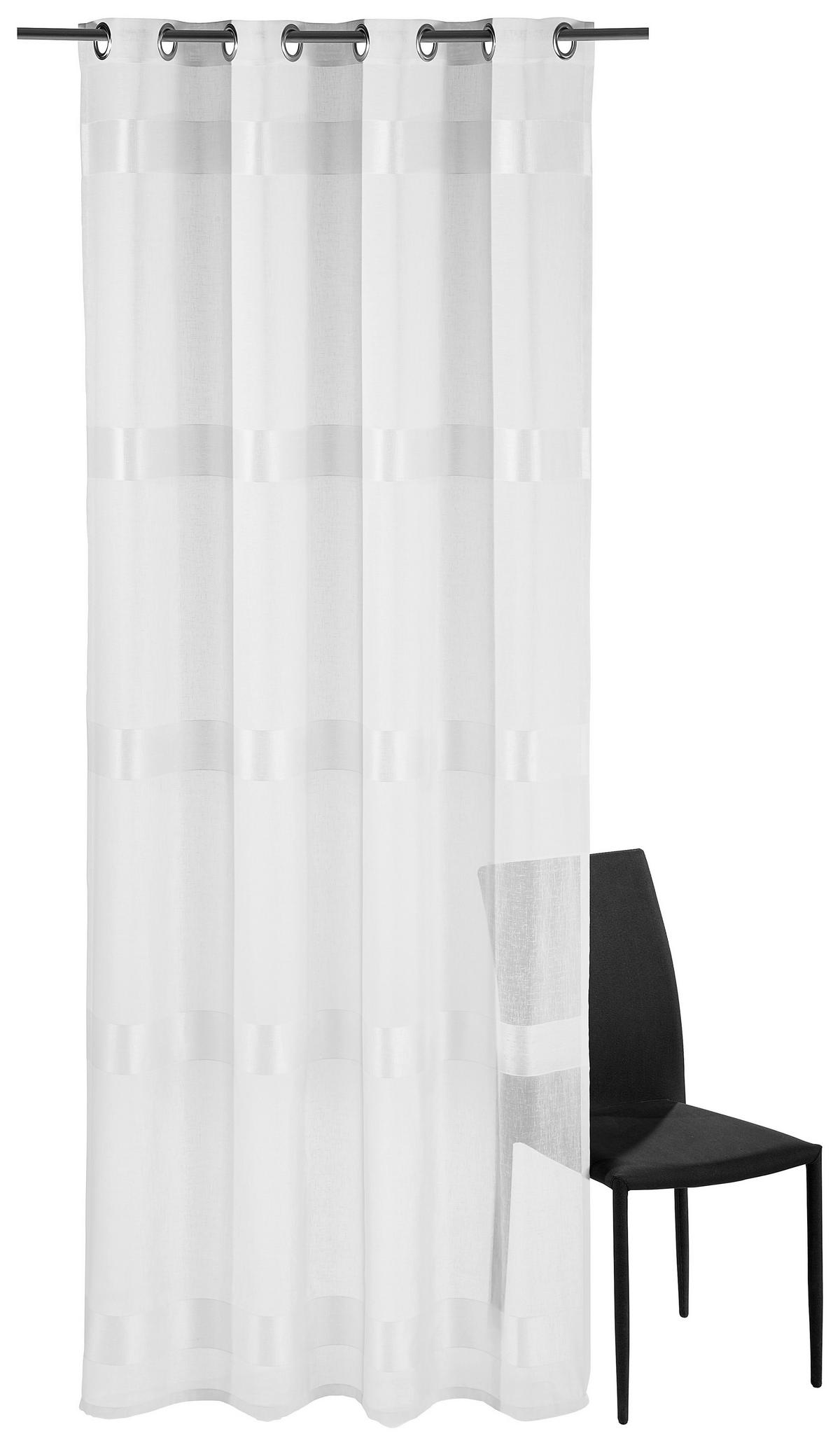 ZASŁONA NA PRZELOTKACH LASOPASO - biały, Basics, tkanina (140/245cm) - Esposa