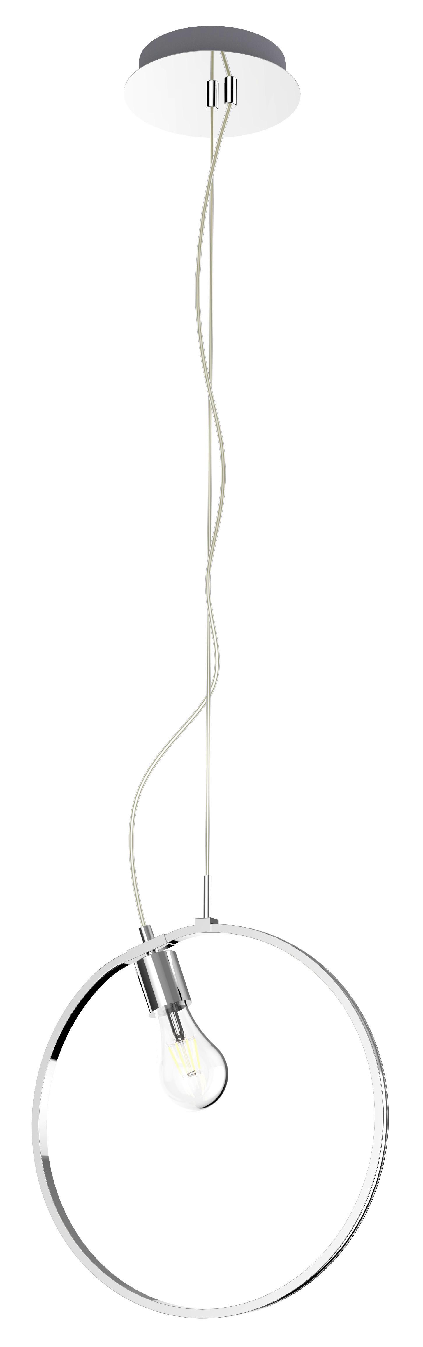 Viseća Svjetiljka Skiros - zlatne boje/crna, Design, metal (15/36/120cm)