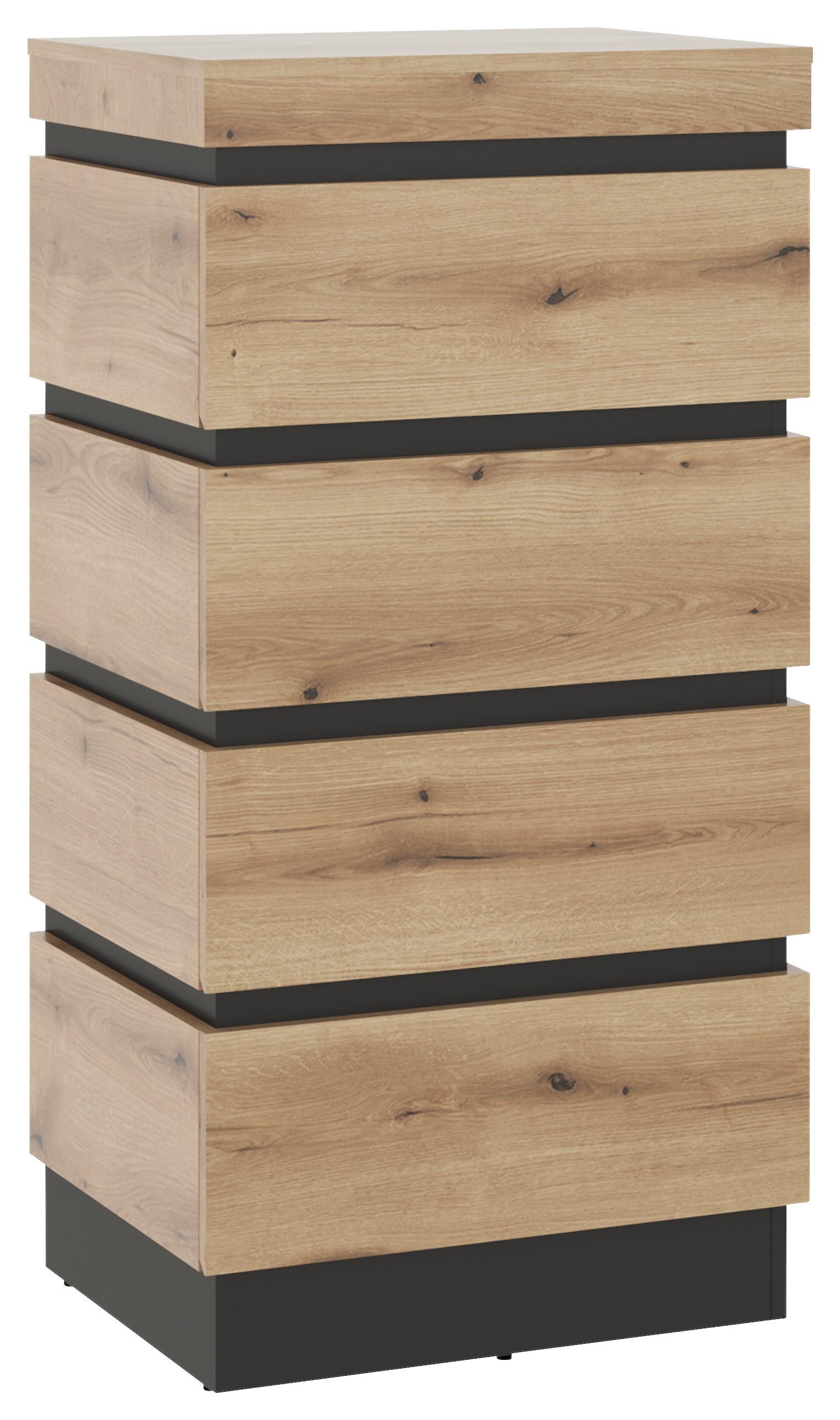 Comodă CORTE - Trend, material pe bază de lemn (60/117/45cm) - Modern Living