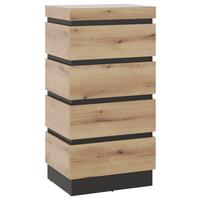 Comodă CORTE - Trend, material pe bază de lemn (60/117/45cm) - Modern Living