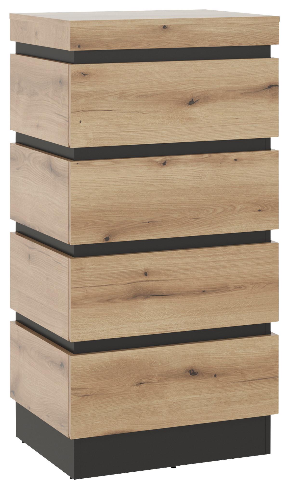 Comodă CORTE - Trend, material pe bază de lemn (60/117/45cm) - Modern Living