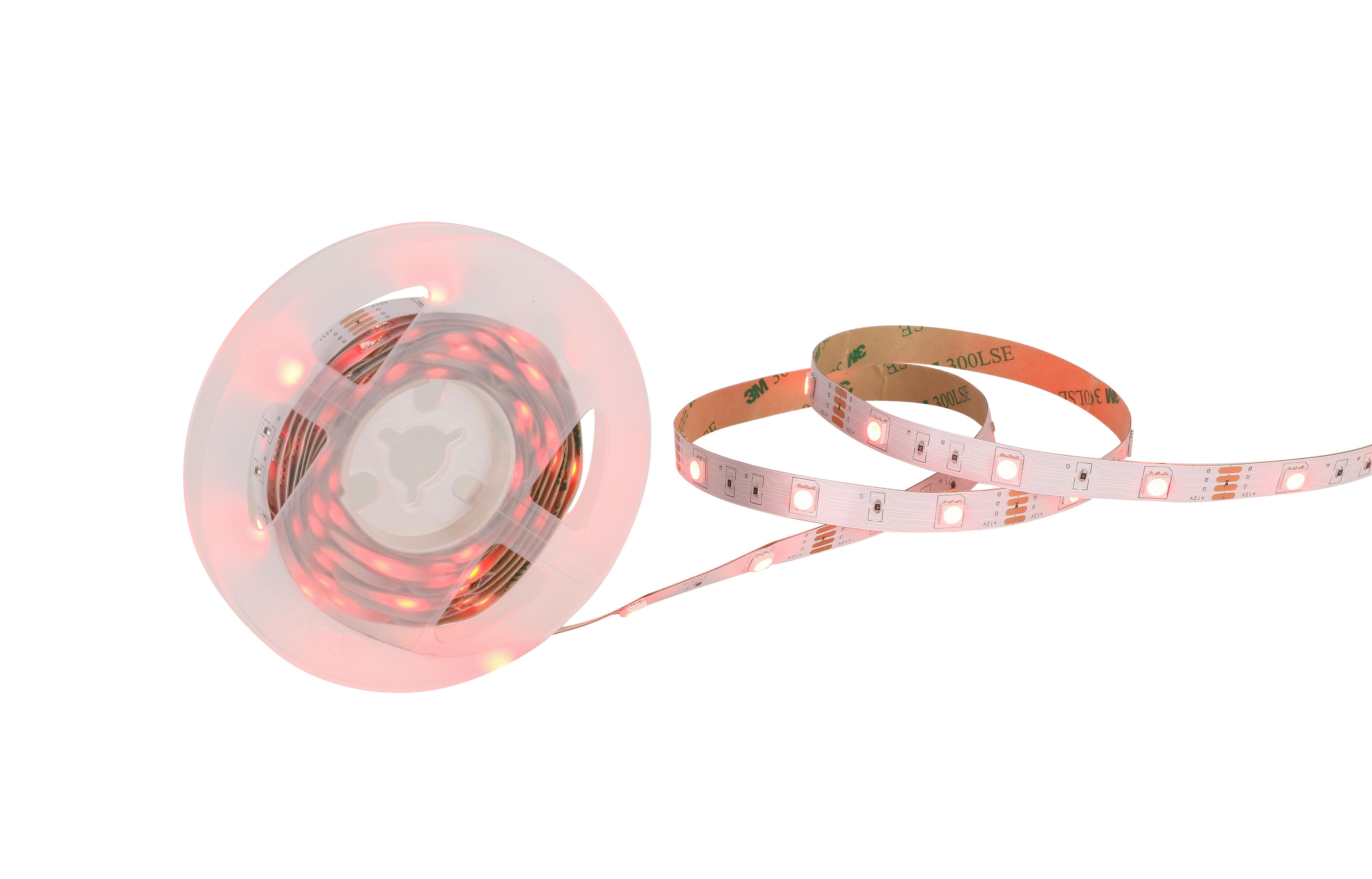 Bandă cu LED JOMIN - alb, plastic (300cm) - Mömax