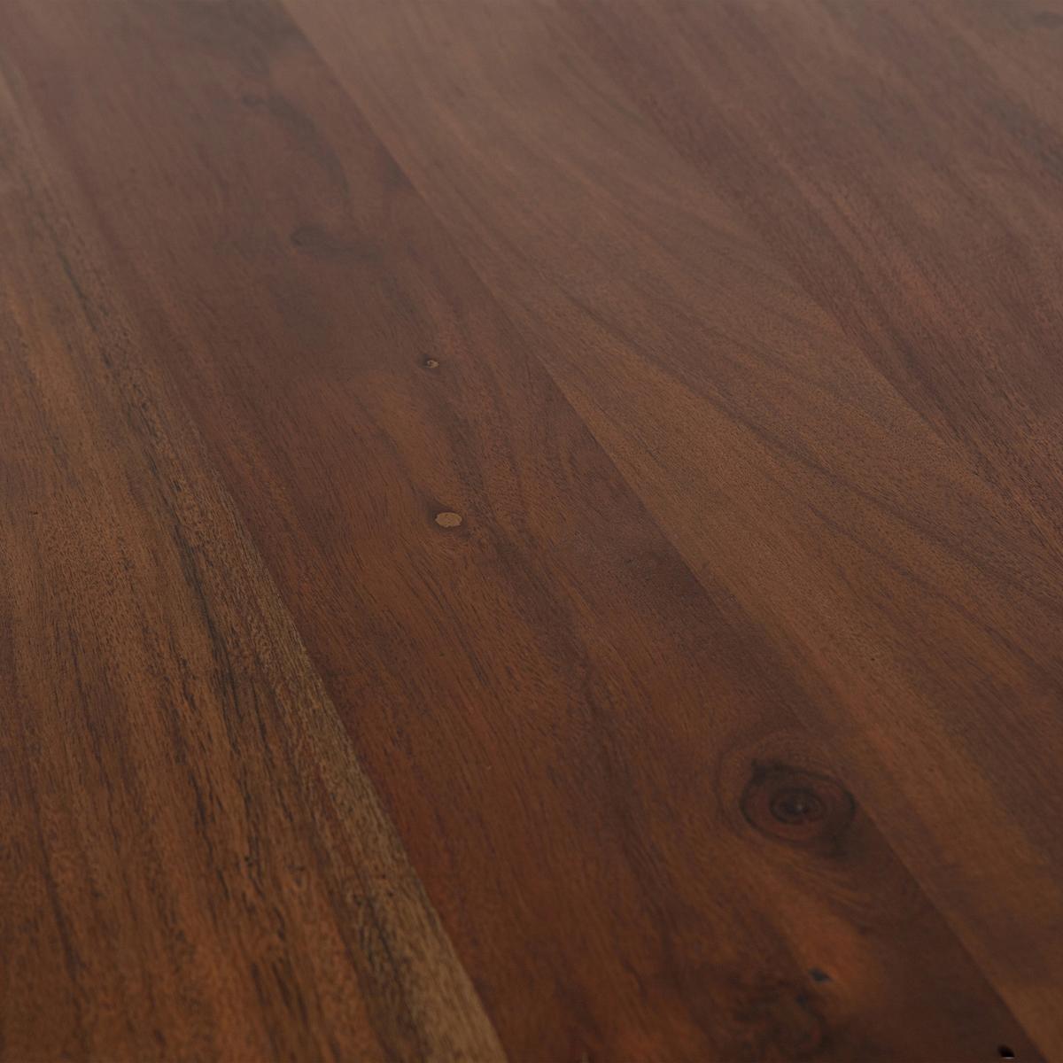 Esstisch Roundly Holz - Walnussfarben, MODERN, Holz (200/100/76cm) - Livetastic