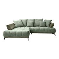 Kutna Garnitura Largo N - zelena/crna, Moderno, tekstil/metal (184/262cm) - Modern Living