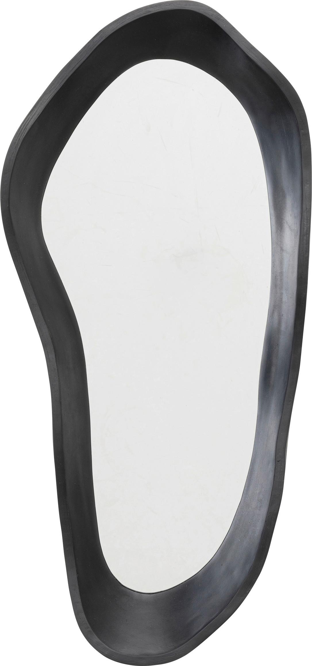 LUSTRO ŚCIENNE DYNAMIC BLACK - czarny, tworzywo sztuczne/szkło (29/61/7cm) - Kare-Design