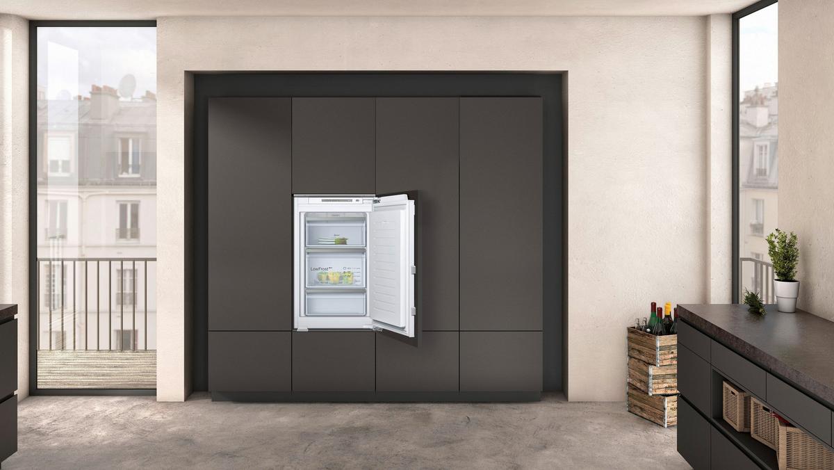 Einbaugefrierschrank GI1216DE0 Weiß - Weiß, MODERN, Metall (55,8/87,4/54,5cm) - Neff