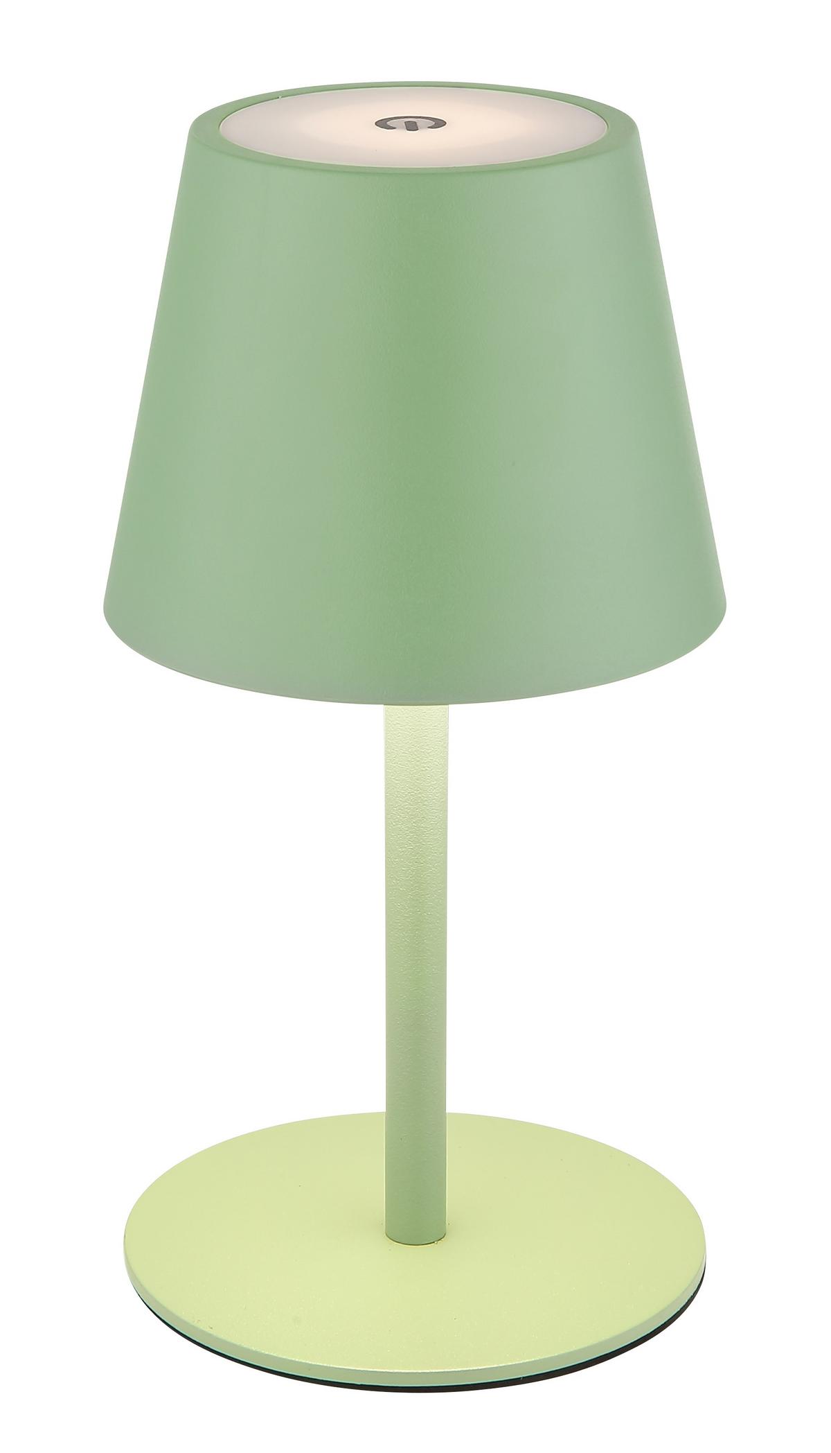 LAMPA STOŁOWA Z AKUMULATOREM SPIRIT *SBN* - jasnozielony/opal, Trend, tworzywo sztuczne/metal (11,5/36cm) - Novel