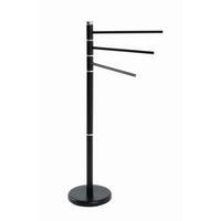 Stalak Za Ručnike Achim - crna, Moderno, metal (22/89/46cm) - Mömax