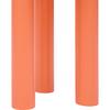 TABLE D'APPOINT LARGO -TREND- -BASED- - Orange, LIFESTYLE, verre/bois (35/47/35cm) - Based
