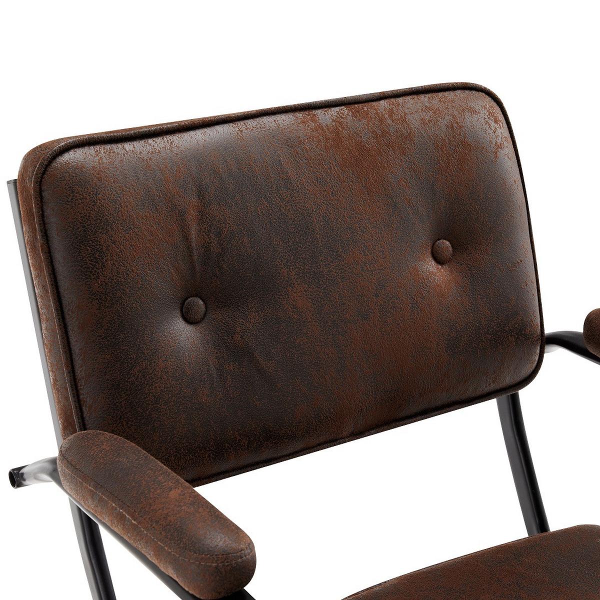 Forgószék Colt - sötétbarna/fekete, Lifestyle, műanyag/textil (62/85-95/63cm) - Mömax