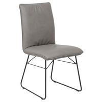 KRZESŁO PLAY - czarny/szary, Design, materiał drewnopochodny/metal (46/91/60cm) - Dieter Knoll