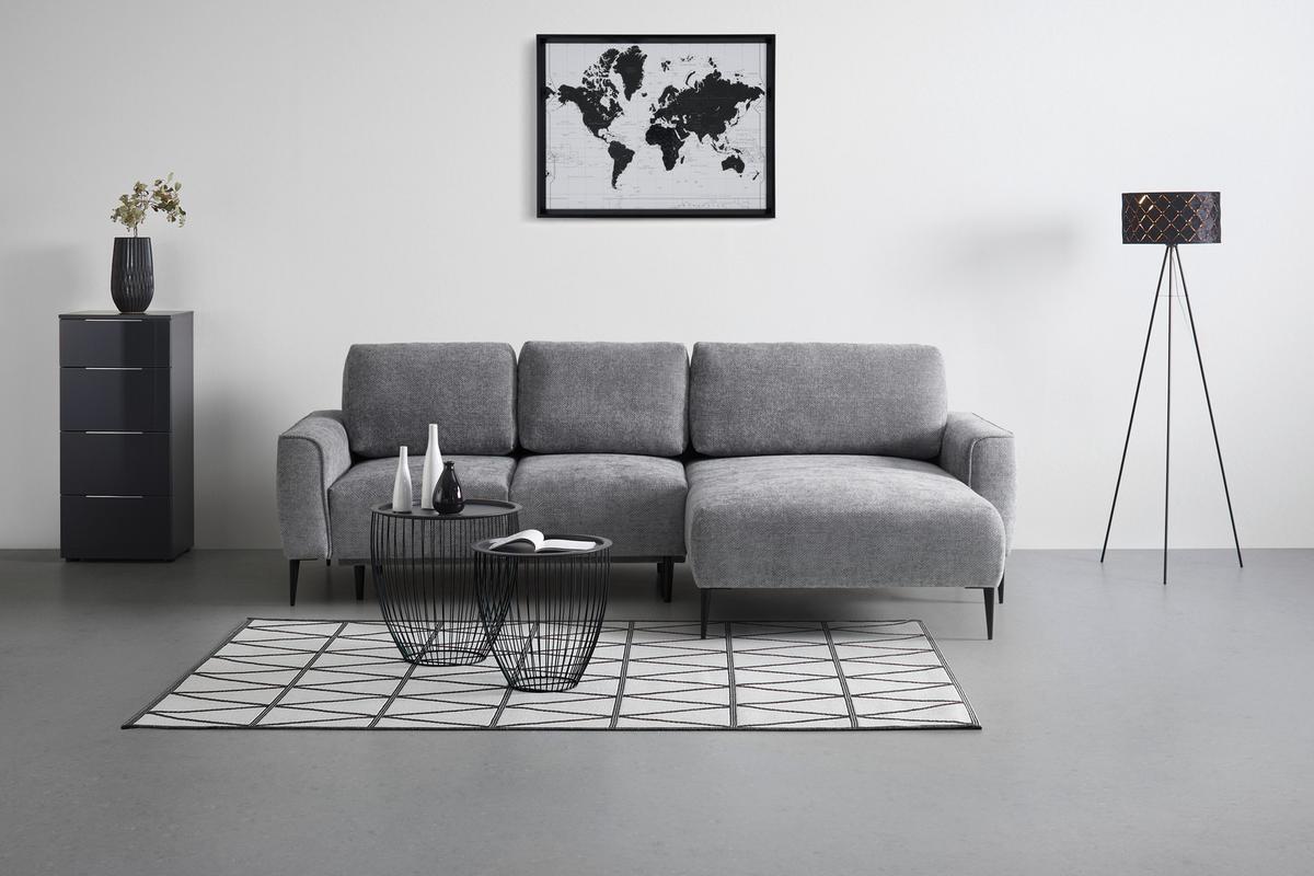 Canapea modulara CUSTOM - gri, Modern, textil (255/164cm) - Mömax