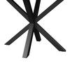 MATBORD LESLEY - svart/ekfärgad, Modern, metall/trä (140/80/76cm) - Bessagi Home