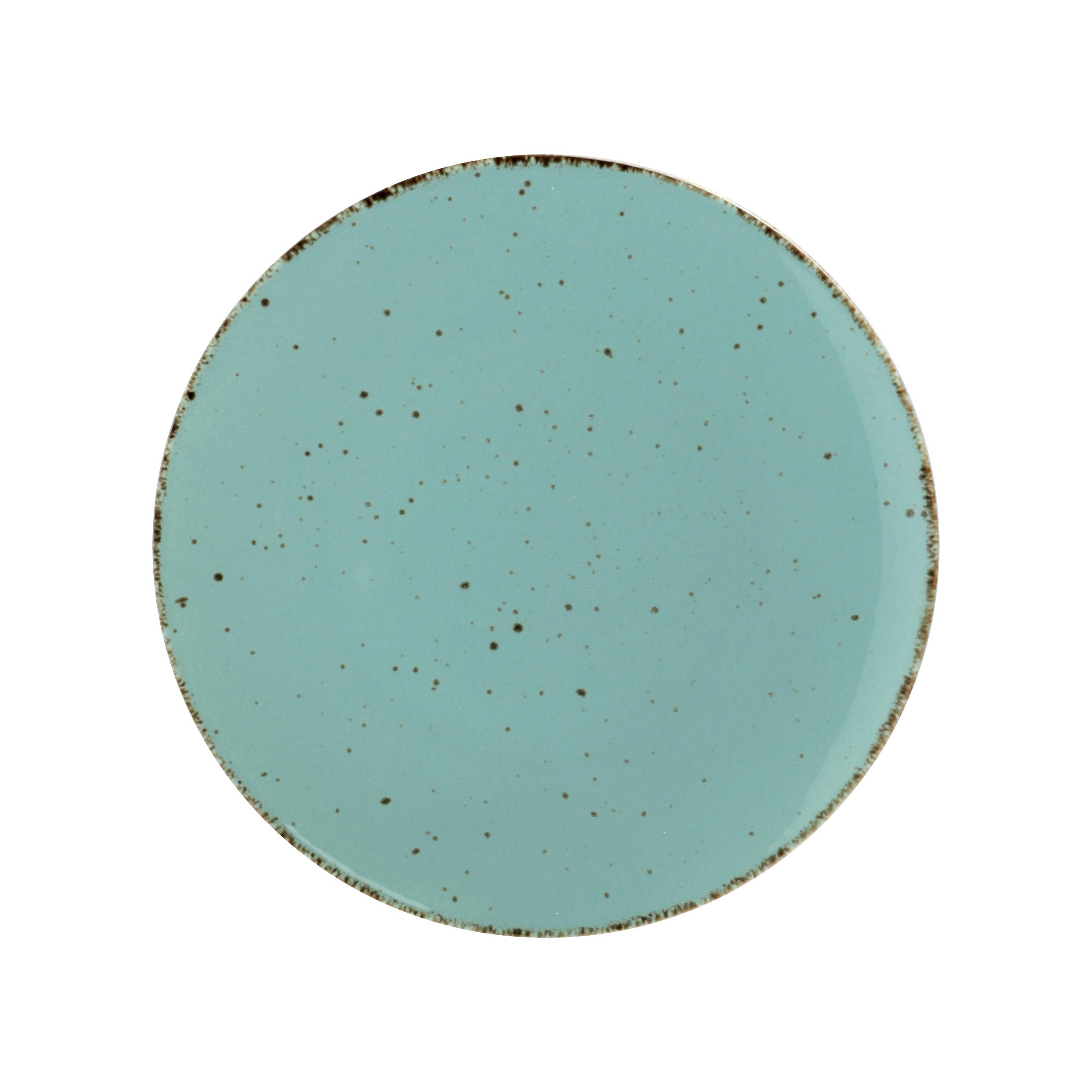 TALERZ OBIADOWY URBAN LIFE - turkusowy, Lifestyle, ceramika (28cm) - Landscape