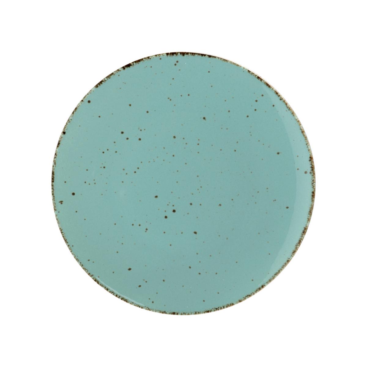 TALERZ OBIADOWY URBAN LIFE - turkusowy, Lifestyle, ceramika (28cm) - Landscape