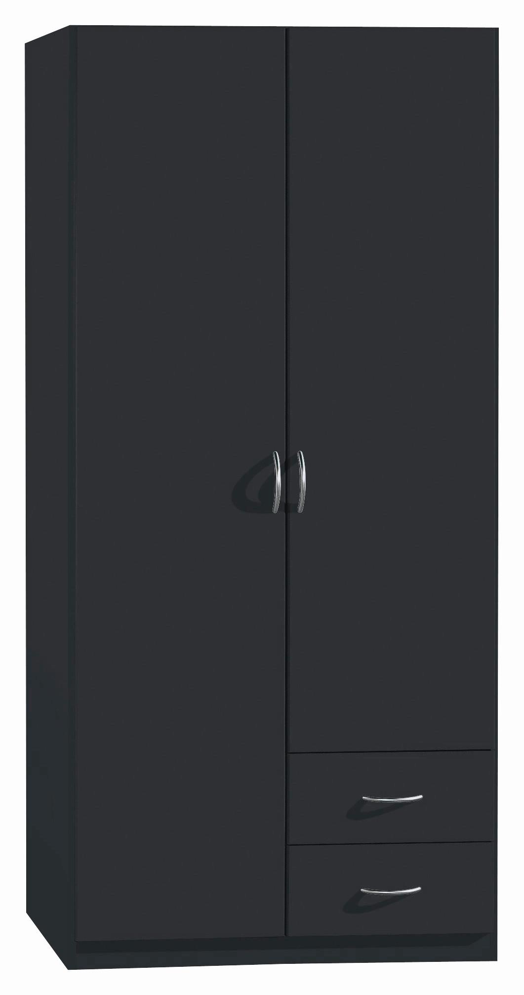 Omara S Klasičnimi Vrati Case, Siva - srebrne barve/siva, Design, umetna masa/leseni material (91/197/54cm) - Boxxx