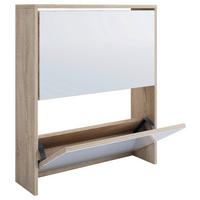 Schuhkipper Stido L Honigeiche/Weiß - Honigeiche, KONVENTIONELL, Holzwerkstoff (63/73/17cm) - MID.YOU