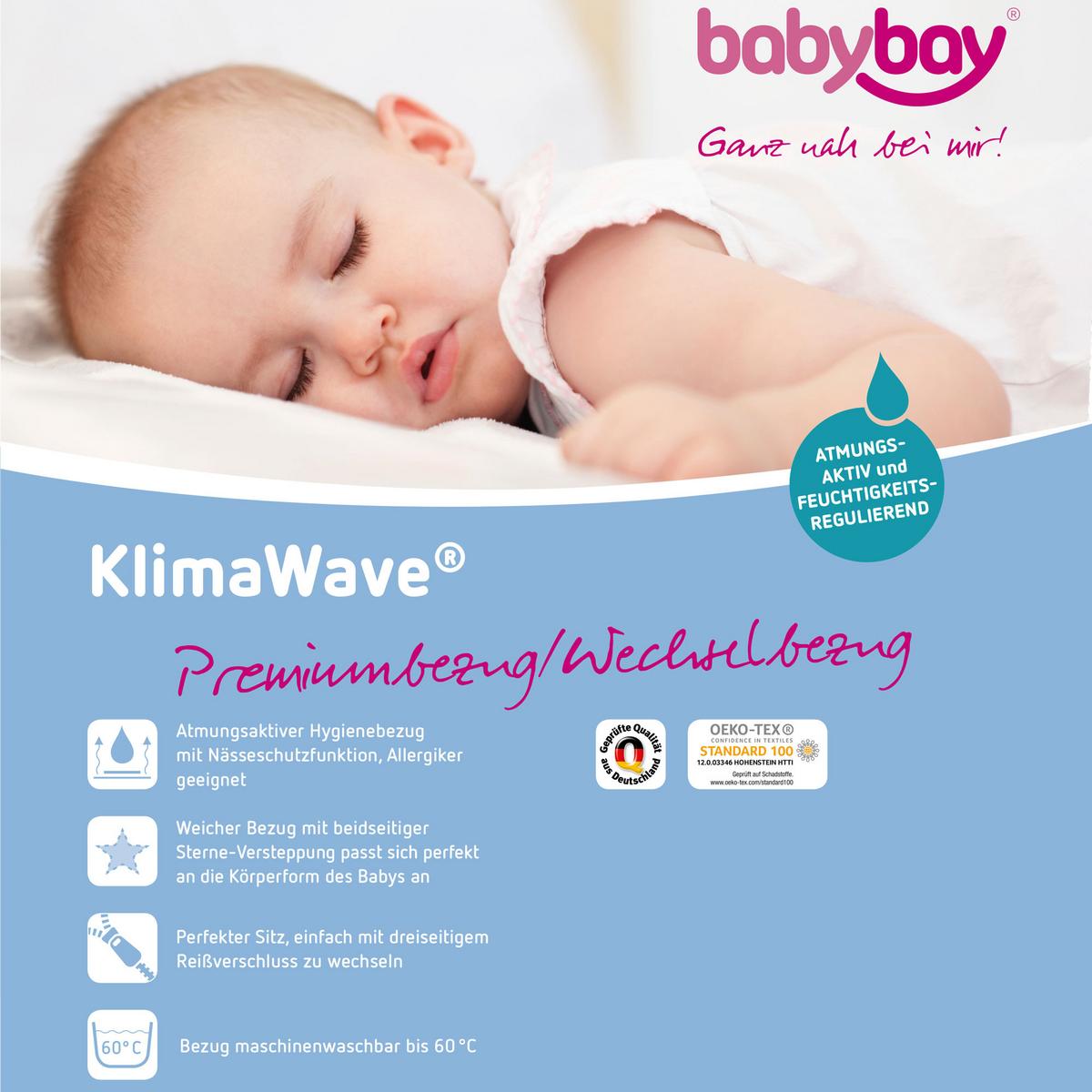 POKROWIEC NA MATERAC 160553 - biały, Basics, tkanina (89/6/49,5cm) - Babybay