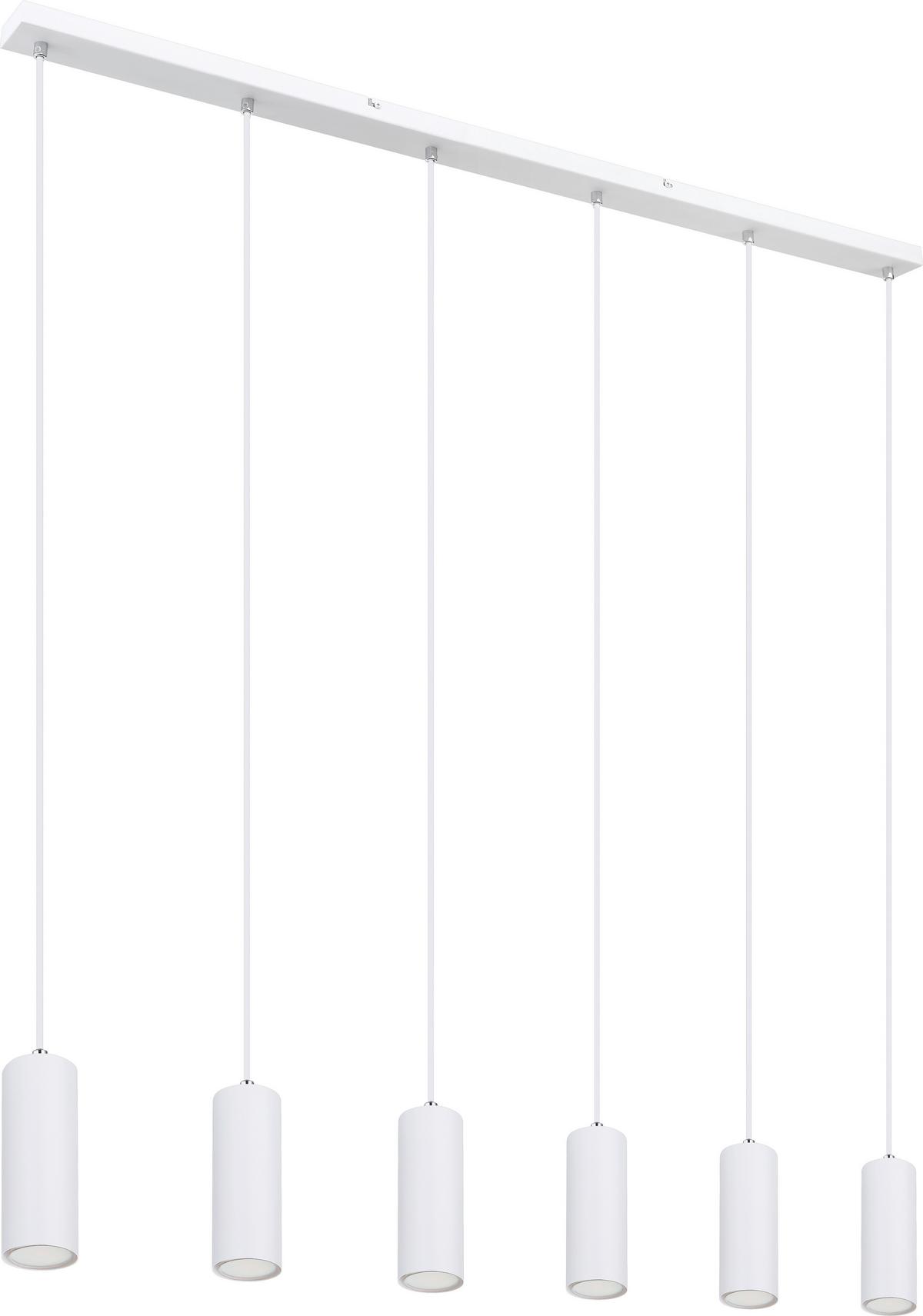 Hängeleuchte Witmo2 Weiß max. 35 Watt - Weiß, KONVENTIONELL, Metall (115/6/120cm)