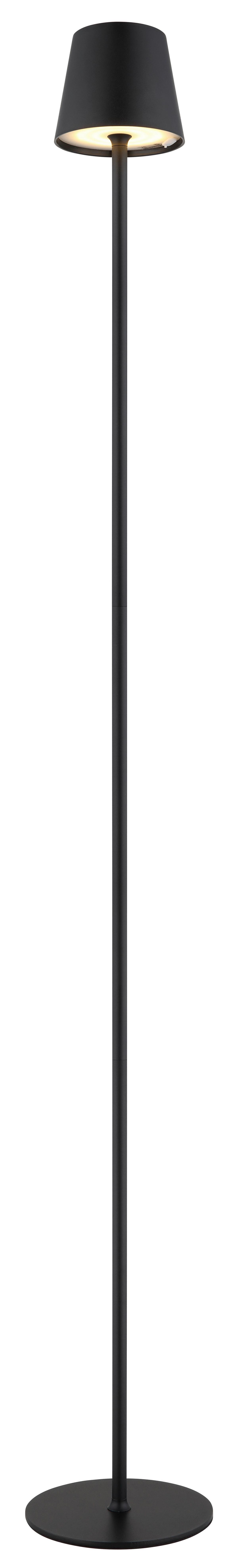 AKUMULATOROWA LAMPA STOJĄCA 58438SG - czarny/opal, Basics, tworzywo sztuczne/metal (16/120cm) - Globo