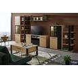 Couchtisch in Eichefarben - Eichefarben/Schwarz, LIFESTYLE, Holzwerkstoff (110/44,5/60cm) - Zandiara Couchtisch in Eichefarben - Eichefarben/Schwarz, LIFESTYLE, Holzwerkstoff (110/44,5/60cm) - Zandiara