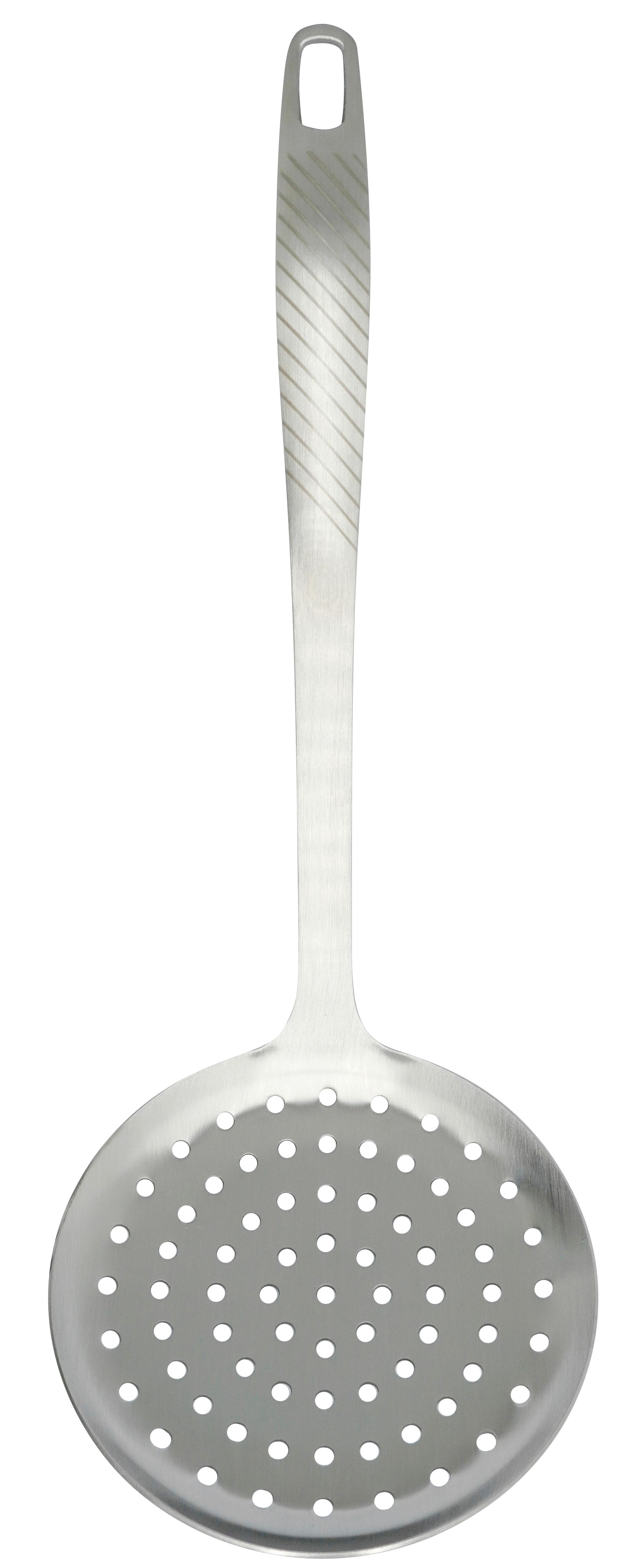 Szűrőkanál Gourmet - ezüst, Konventionell, fém (32cm) - Premium Living