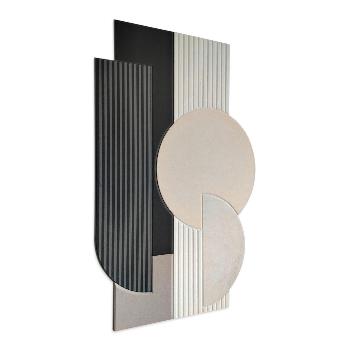 Akustični Panel Milla - črna/bež, tekstil (60/90cm) - Mömax