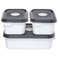Set pentru cuptor microunde PEPE - gri, Konventionell, plastic - Mömax