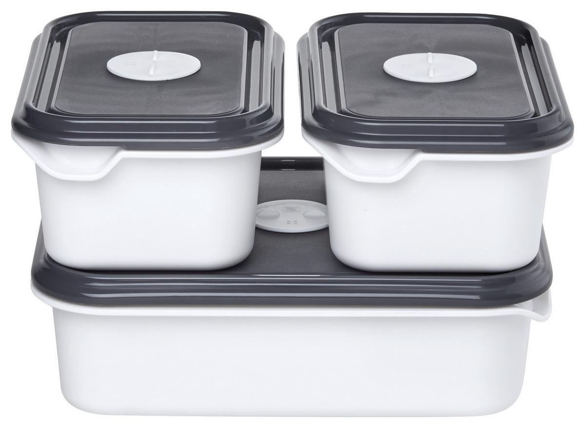 Set pentru cuptor microunde PEPE - gri, Konventionell, plastic - Mömax