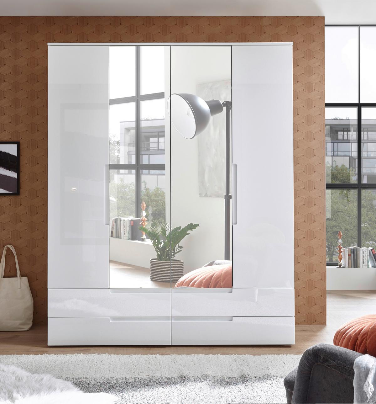 Omara Spice, Bela - bela, Moderno, leseni material (160/208/57cm) - MID.YOU