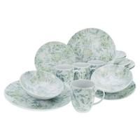 Kombinirani Servis Home Tropical, 16-Delni - zelena, Basics, keramika - Creatable