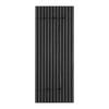 GARDEROBEPANEEL GRACE -SB- - Grijs, Modern, Hout/Textiel (50/125/7,5cm) - Mömax
